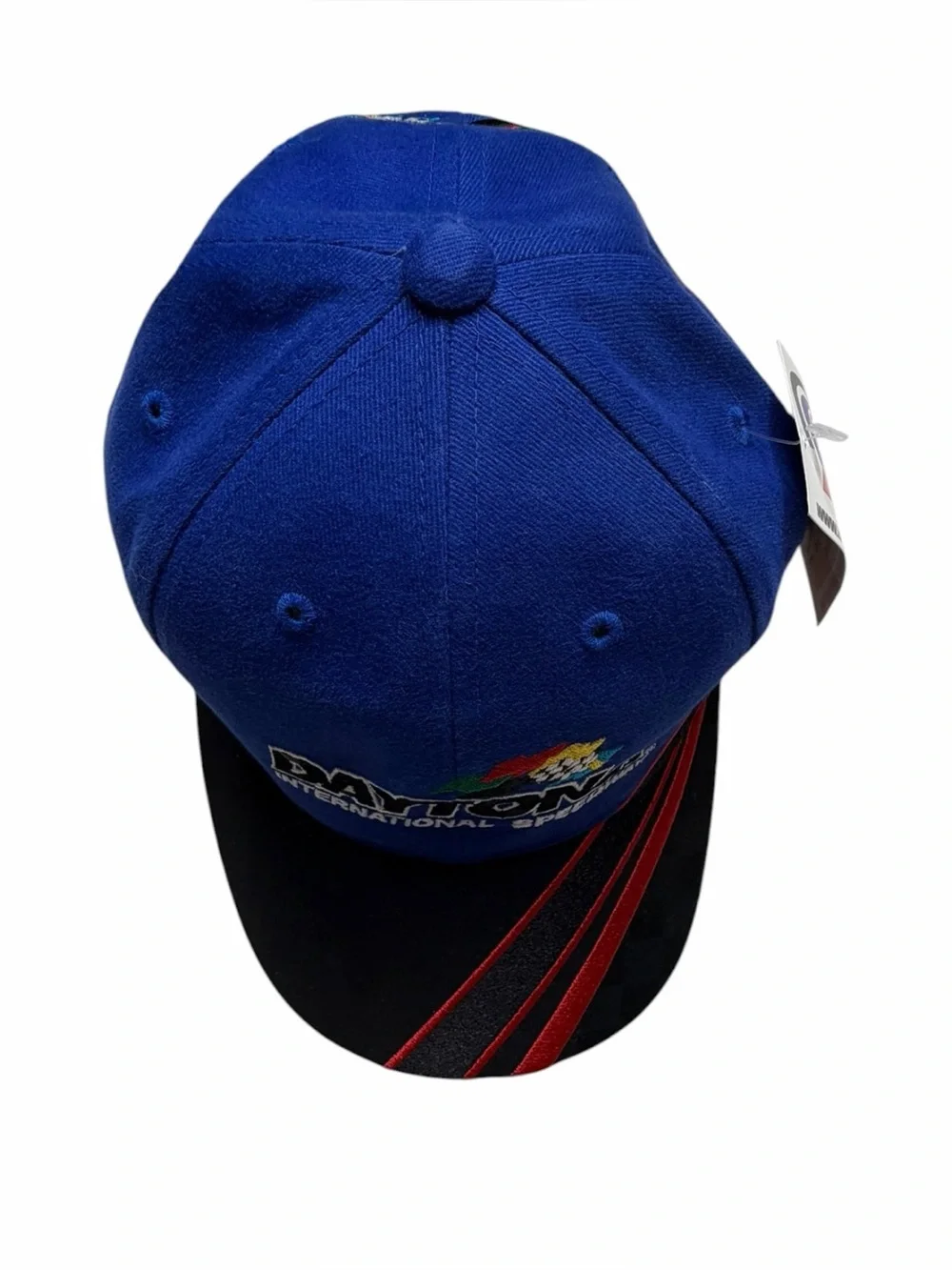 Nascar Daytona International Speedway 90s Vtg Racing Embroidered Blue Hat One Sz